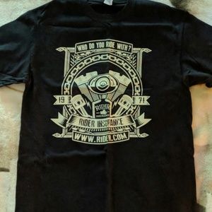 Rider‎ insurance promo t-shirt